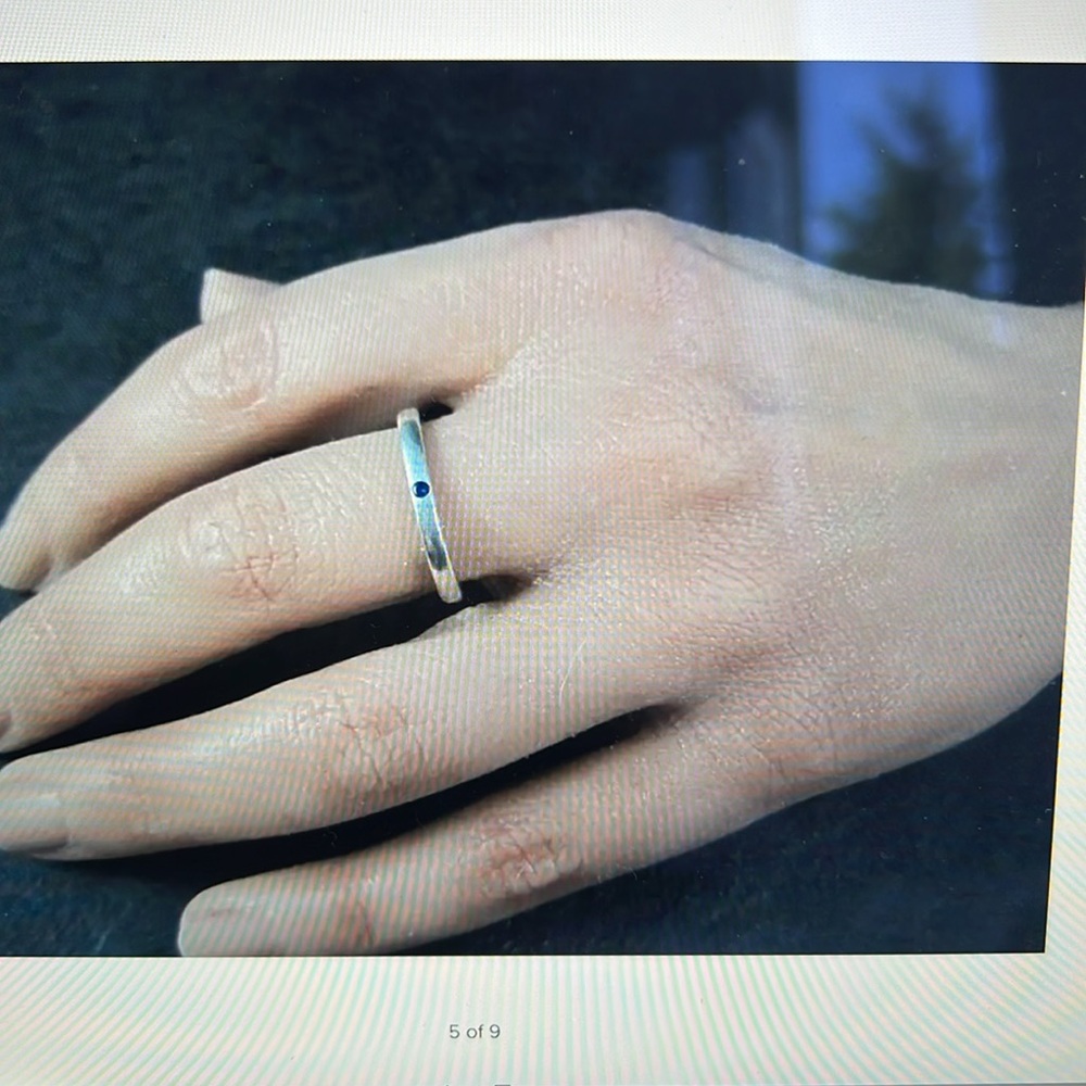 Elsa Peretti sapphire band Ring